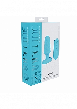 LoveLine - Paris - Velvet - Remote Control Vibrating Plug - Silicone - Rechargeable - Waterproof - B