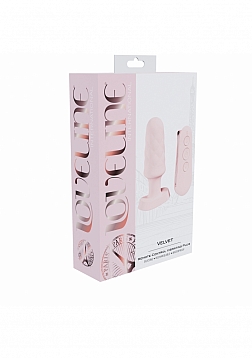 LoveLine - Paris - Velvet - Remote Control Vibrating Plug - Silicone - Rechargeable - Waterproof - P