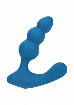 LEVELZ - Beaded Vibrating Silicone Prostate Stimulator - Teal