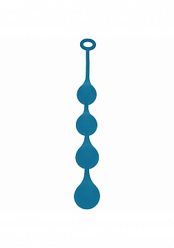 LEVELZ - Waterdrop Silicone Anal Balls - L - 40mm - Teal