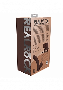 RealRock - Rechargeable - Dual Layered - Liquid Silicone - Vibrating - Curved - Weighted Balls 6\