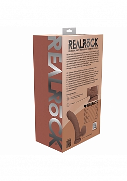 RealRock - Rechargeable - Dual Layered - Liquid Silicone - Vibrating - Curved - Weighted Balls 7\