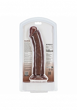 RealRock Realistic Skin - Curved Realistic Dildo with Suction Cup - 8\