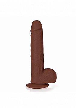 RealRock Realistic Skin - Straight Realistic Dildo with Balls and Suction Cup - 7\
