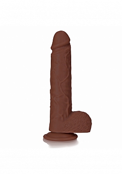 RealRock Realistic Skin - Straight Realistic Dildo with Balls and Suction Cup - 9\