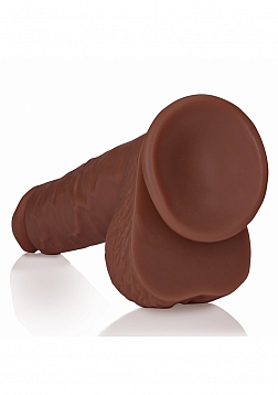 RealRock Realistic Skin - Straight Realistic Dildo with Balls and Suction Cup - 9\