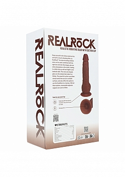 RealRock Ultra Realistic Skin - Vibrating Rechargeable - Regular Straight with Balls 7\