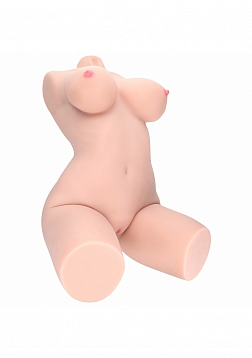Xkin - TPE Bodyforms Masturbator - 46.2 lbs - Flesh