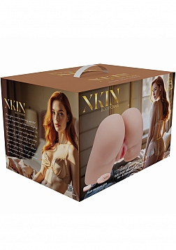 Xkin - TPE Bodyforms Masturbator - 15.4 lbs - Flesh