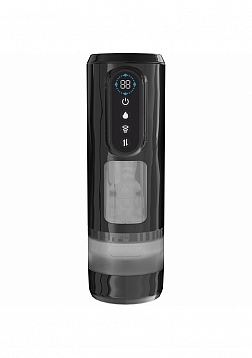 PUMPED - Sensurge - Automatic Rechargeable Heating, Sucking, Thrusting, Vibrating Male Pump - Black