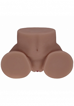 Xkin - Kaya Bloom - Dual Entry - TPE Bodyforms Masturbator - 5.4 lbs - Brown