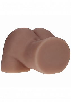 Xkin - Kaya Bloom - Dual Entry - TPE Bodyforms Masturbator - 5.4 lbs - Brown