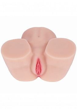 Xkin - Rina Brooks - Dual Entry - TPE Bodyforms Masturbator - 5.4 lbs - Flesh