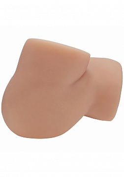 Xkin - Lux Arden - Dual Entry - TPE Bodyforms Masturbator - 7.7 lbs - Tan
