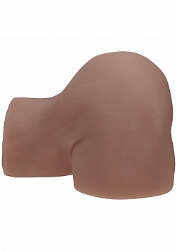 Xkin - Clara Vossin - Dual Entry - TPE Bodyforms Masturbator - 14.1 lbs - Brown