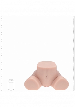 Xkin - Elina Rosewood - Dual Entry - TPE Bodyforms Masturbator - 15.4 lbs - Flesh