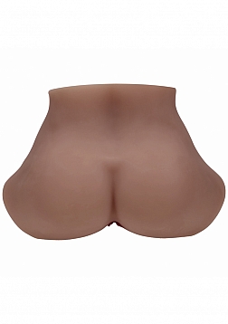 Xkin - Eve Rhodes - Dual Entry - TPE Bodyforms Masturbator - 3.5 lbs - Brown