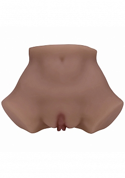 Xkin - Eve Rhodes - Dual Entry - TPE Bodyforms Masturbator - 3.5 lbs - Brown