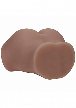 Xkin - Eve Rhodes - Dual Entry - TPE Bodyforms Masturbator - 3.5 lbs - Brown