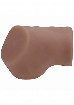 Xkin - Eve Rhodes - Dual Entry - TPE Bodyforms Masturbator - 3.5 lbs - Brown