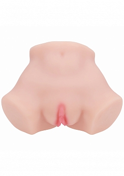 Xkin - Aria Summers - Dual Entry - TPE Bodyforms Masturbator - 3.5 lbs - Flesh