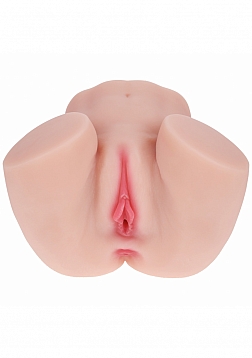 Xkin - Mia Hart - Dual Entry - TPE Bodyforms Masturbator - 5.7 lbs - Flesh