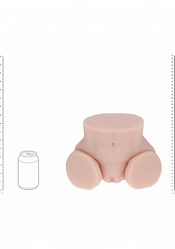 Xkin - Mia Hart - Dual Entry - TPE Bodyforms Masturbator - 5.7 lbs - Flesh