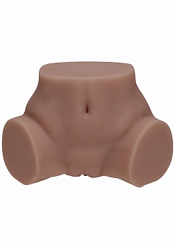 Xkin - Layla Love - Dual Entry - TPE Bodyforms Masturbator - 7.7 lbs - Brown