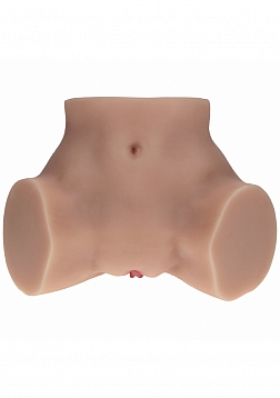 Xkin - Valentina Vellure - Dual Entry - TPE Bodyforms Masturbator - 9.3 lbs - TAN