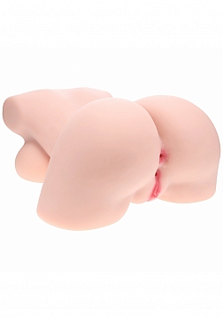 Xkin - Aveline Luxe - Dual Entry - TPE Bodyforms Masturbator - 30.9 lbs - Flesh
