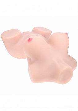 Xkin - Aveline Luxe - Dual Entry - TPE Bodyforms Masturbator - 30.9 lbs - Flesh