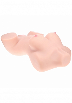 Xkin - Ava Monroe - Multi-sleeve - Posable - Dual Entry - TPE Bodyforms Masturbator - 44.1 lbs - Fle