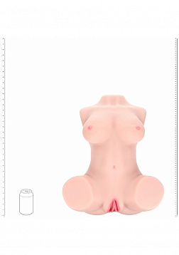Xkin - Ava Monroe - Multi-sleeve - Posable - Dual Entry - TPE Bodyforms Masturbator - 44.1 lbs - Fle