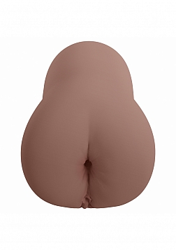XKIN - Amara Cerene - Female Ass Masturbator + Rechargeable Vibration + Suction + Voice - 1.90 Lbs -