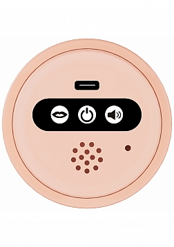 XKIN - Lucia Fleur - Vagina Masturbator + Rechargeable Vibration + Suction + Voice - 2.50 Lbs - Vani