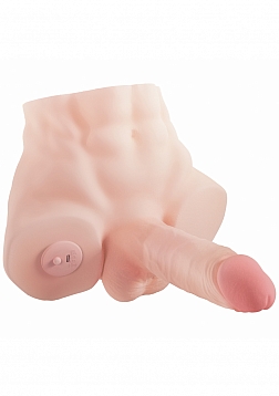 XKIN - Body-Forms - Emerie Avalon - Trans - Posable Rechargeable Vibrating Penis + Suction Vagina - 