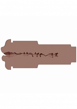 XKIN - Axel Steel - Male Mouth Torsh Masturbator - Metallic Blue - 570g - Brown