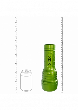 XKIN - Ivy Sinclair - Female Mouth Torch Masturbator - Rechargeable Vibrating - Metallic Green - 590
