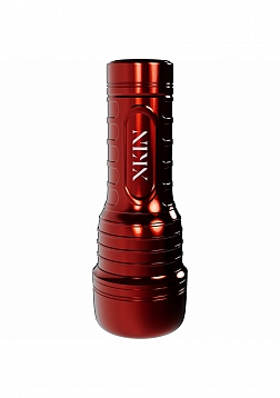 XKIN - Don Phoenix - Male Ass Torch Masturbator - Rechargeable Vibrating + Suction - Metallic Red - 