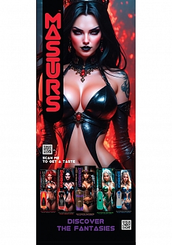 Masturs - Shadow Sinner Pull Up Banner - Red