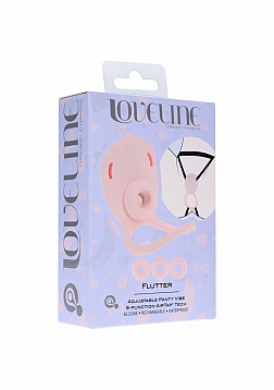 LoveLine - Flutter - Adjustable Panty Vibe - AirTapTech - Rechargeable - 9 Function - Waterproof - P