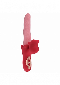 LoveLine - Langue - Wavelike Vibrating Tongue - Rechargeable - Waterproof - Pink