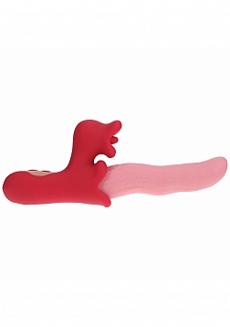 LoveLine - Langue - Wavelike Vibrating Tongue - Rechargeable - Waterproof - Pink