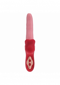 LoveLine - Langue - Wavelike Vibrating Tongue - Rechargeable - Waterproof - Pink