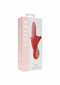 LoveLine - Spin - Rotating Vibrating Tongue - Rechargeable - Waterproof - Pink