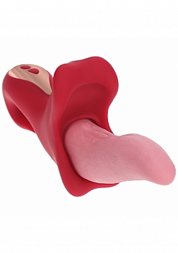 LoveLine - Spin - Rotating Vibrating Tongue - Rechargeable - Waterproof - Pink