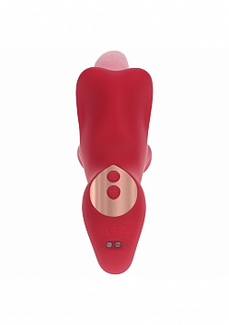 LoveLine - Spin - Rotating Vibrating Tongue - Rechargeable - Waterproof - Pink