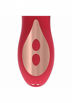 LoveLine - Spin - Rotating Vibrating Tongue - Rechargeable - Waterproof - Pink