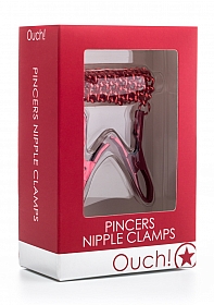 Pincers Nipple Clamps - Red