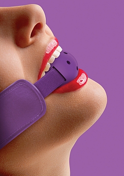 Brace Ball Gag - Purple